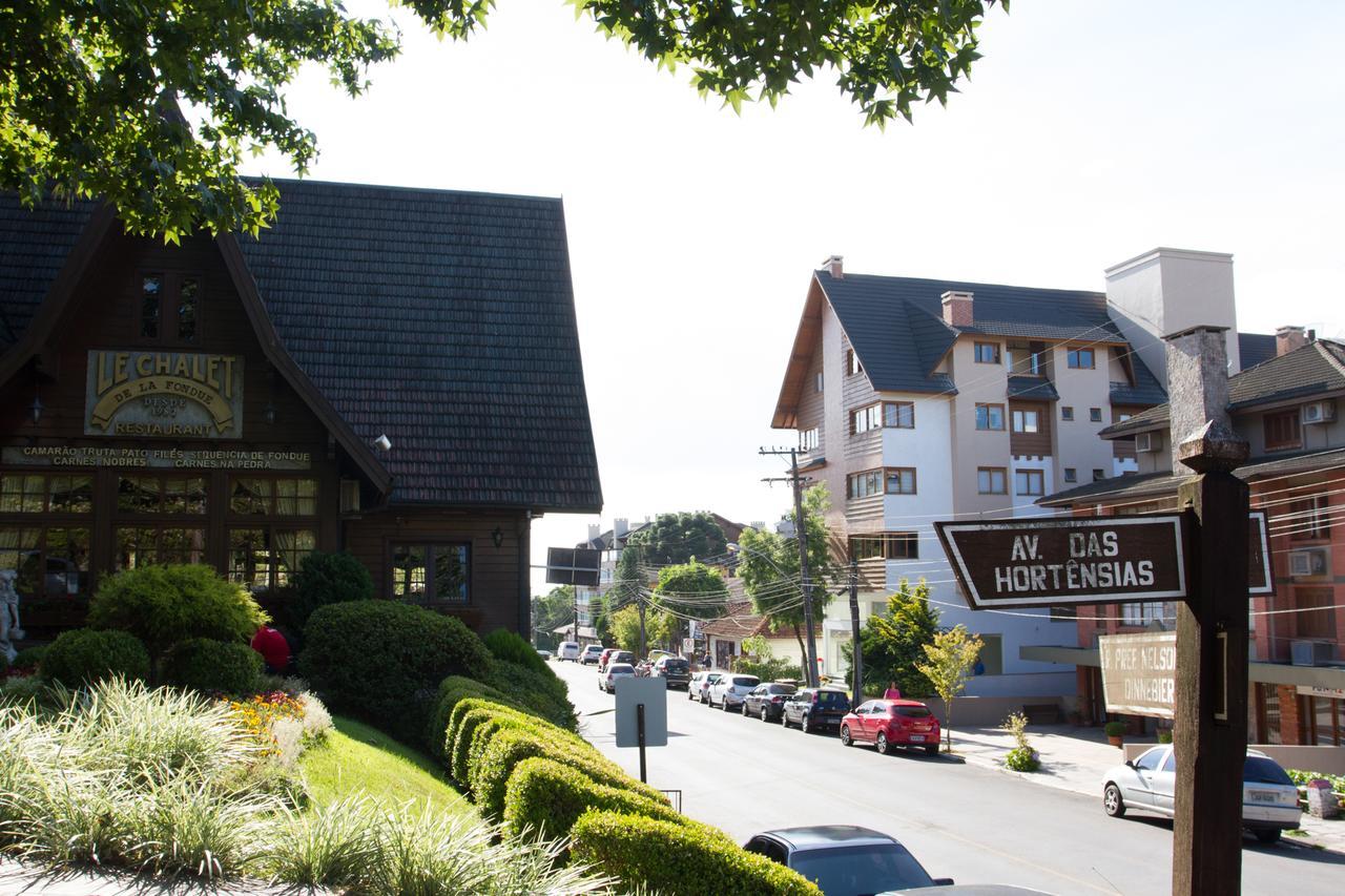 Otima Localizacao E Vista Da Cidade Gramado Exterior photo